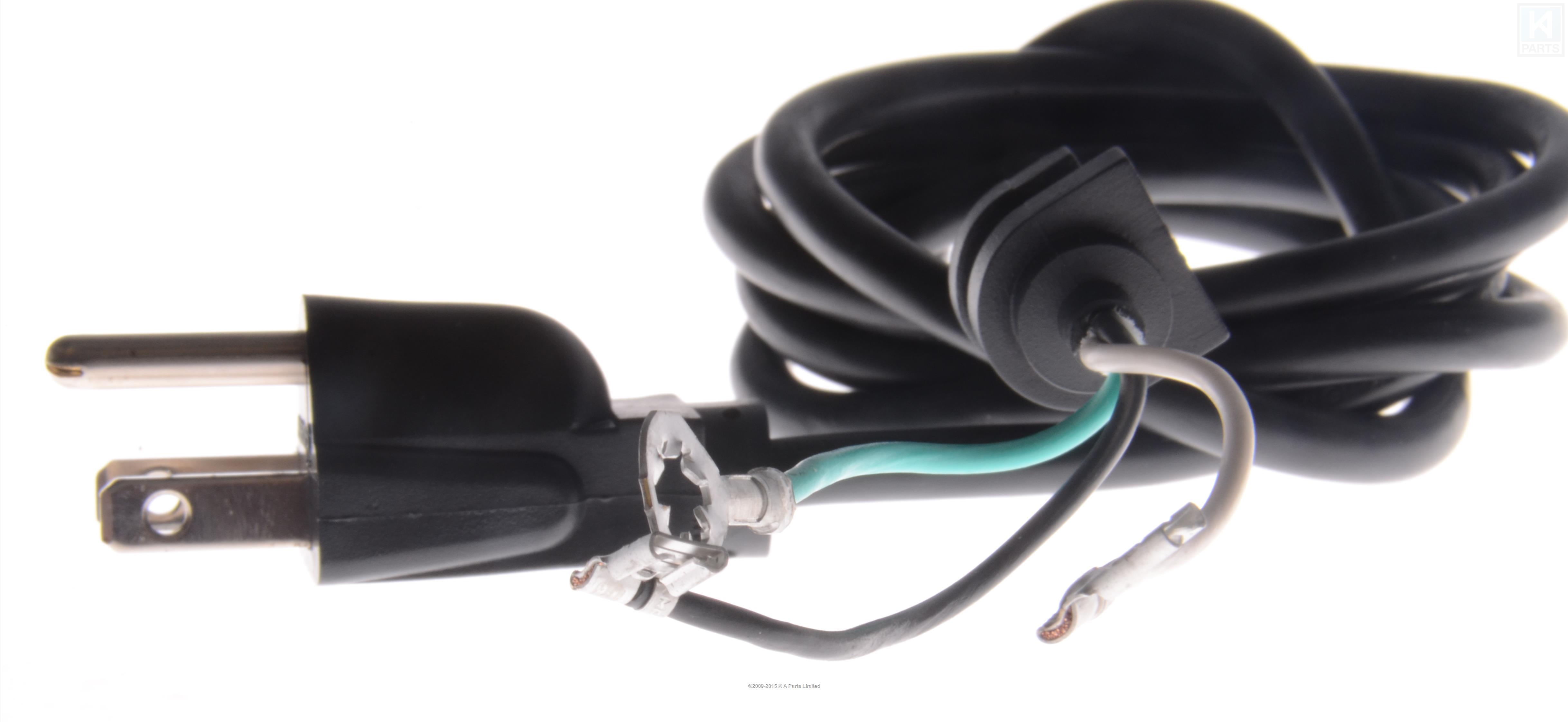 W10325328 KitchenAid Tilt head mixer power cord with US plug 110v eBay