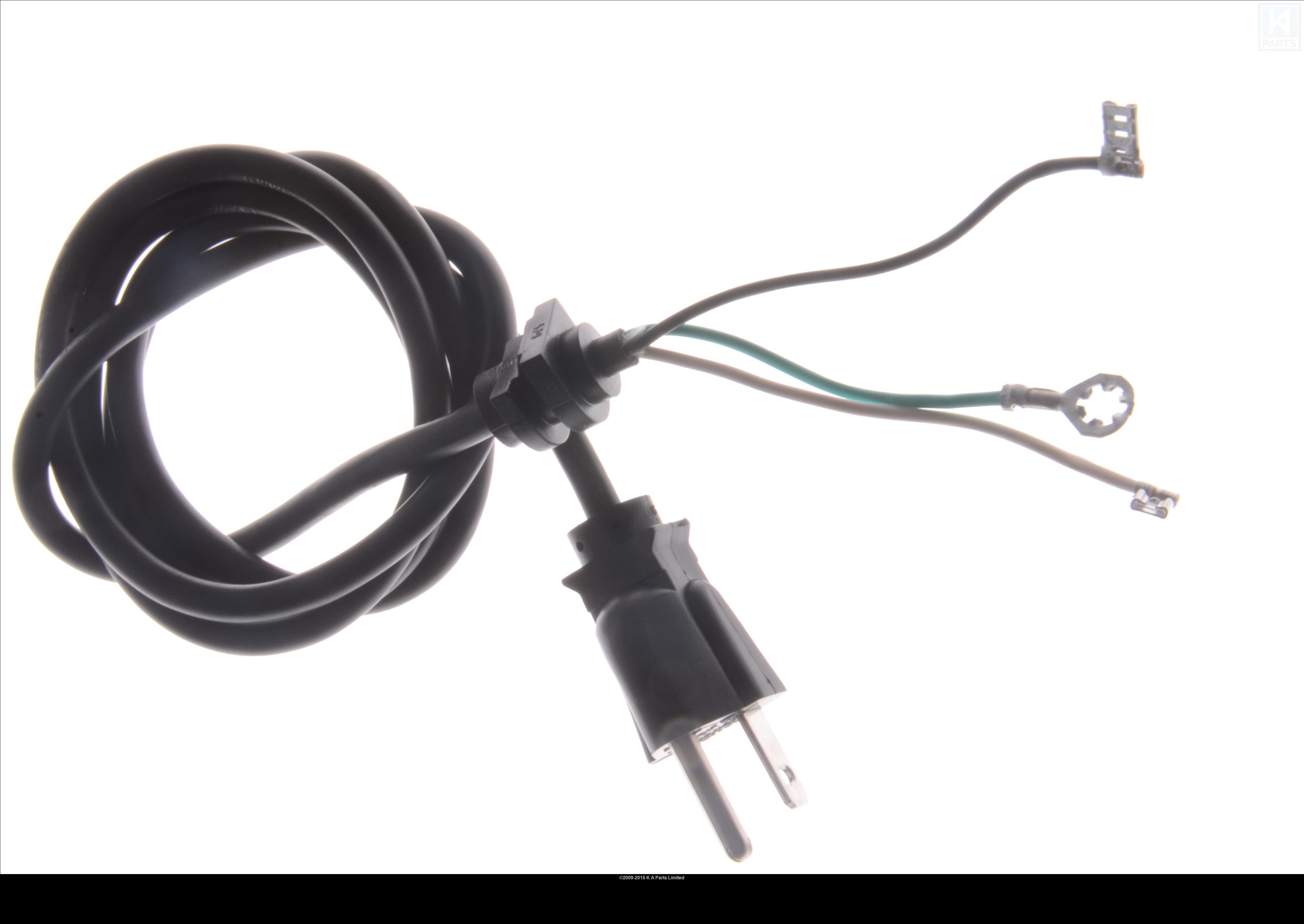 W10325328 KitchenAid Tilt head mixer power cord with US plug 110v eBay