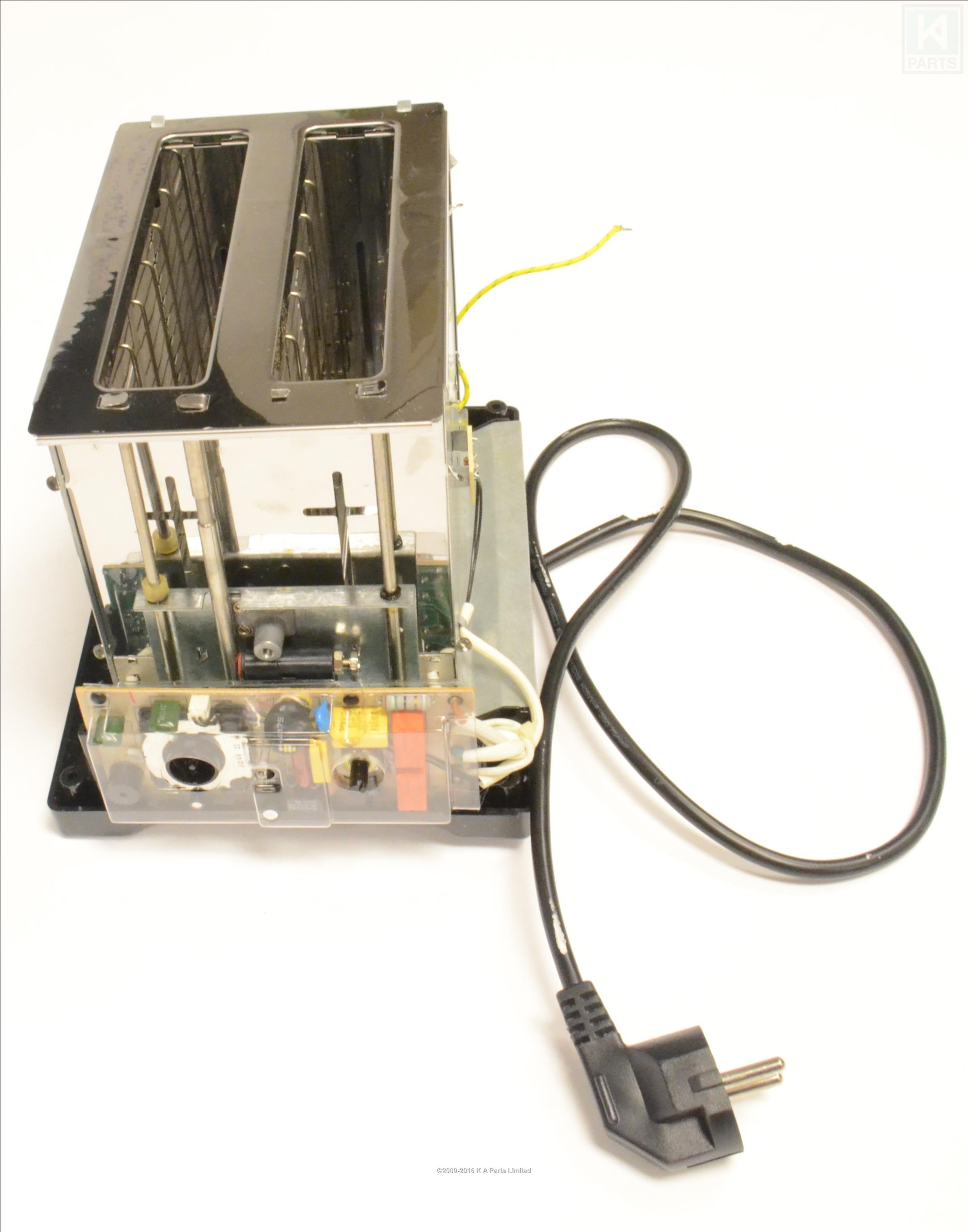 KitchenAid 2 slice toaster chassis (includes power cord, base, control