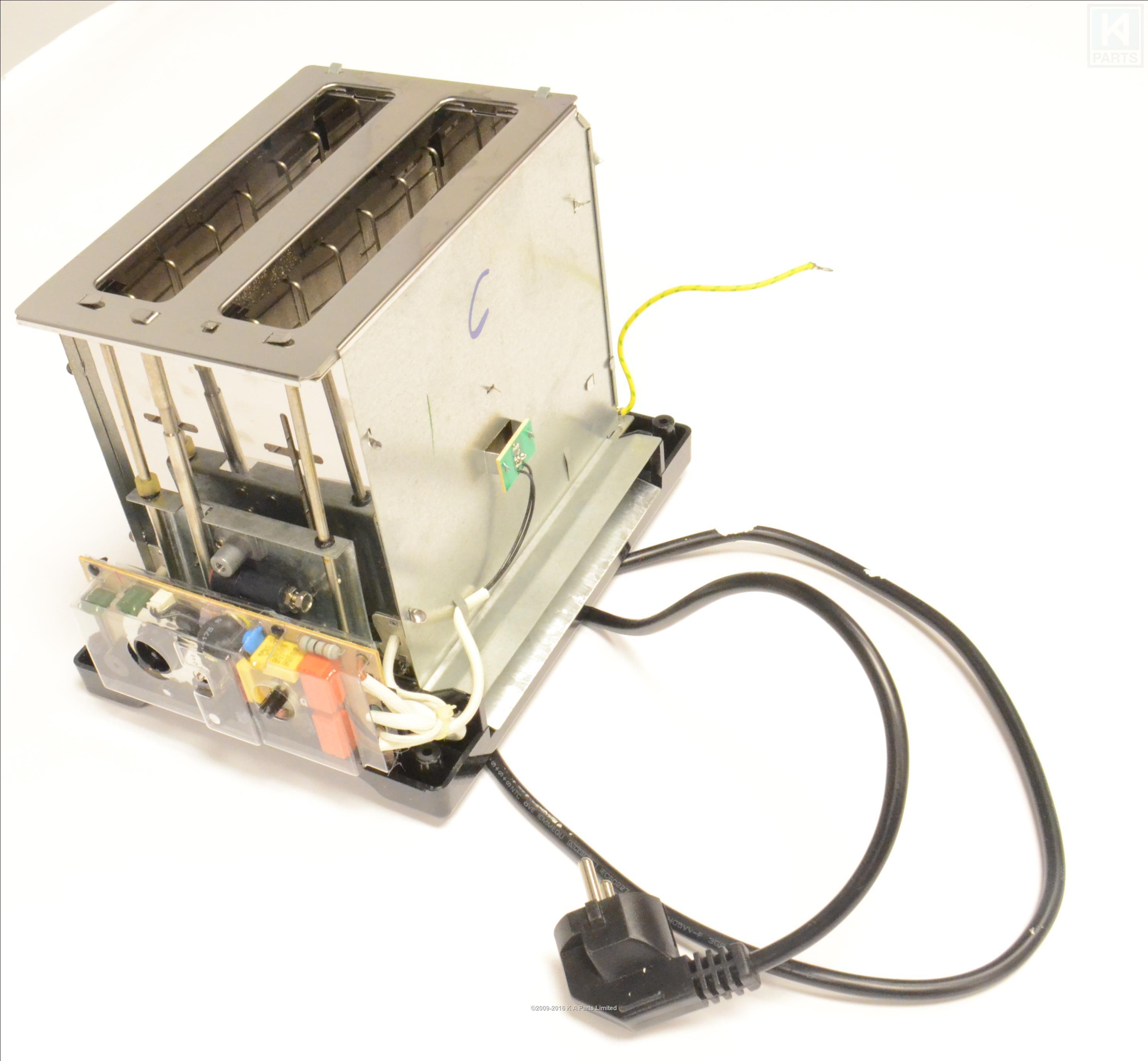 KitchenAid 2 slice toaster chassis (includes power cord, base, control